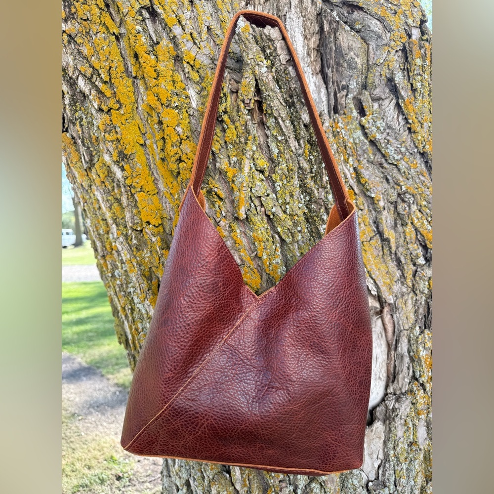 Portland Leather Goods Large Naomi Nutmeg